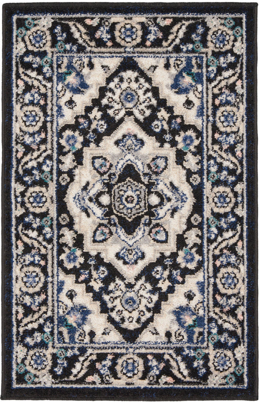 Nourison Home - Passion Black/Ivory Area Rug PSN33