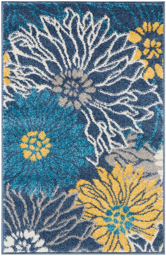 The Rug Corner Nourison Home Nourison Home - Passion Blue Area Rug PSN17