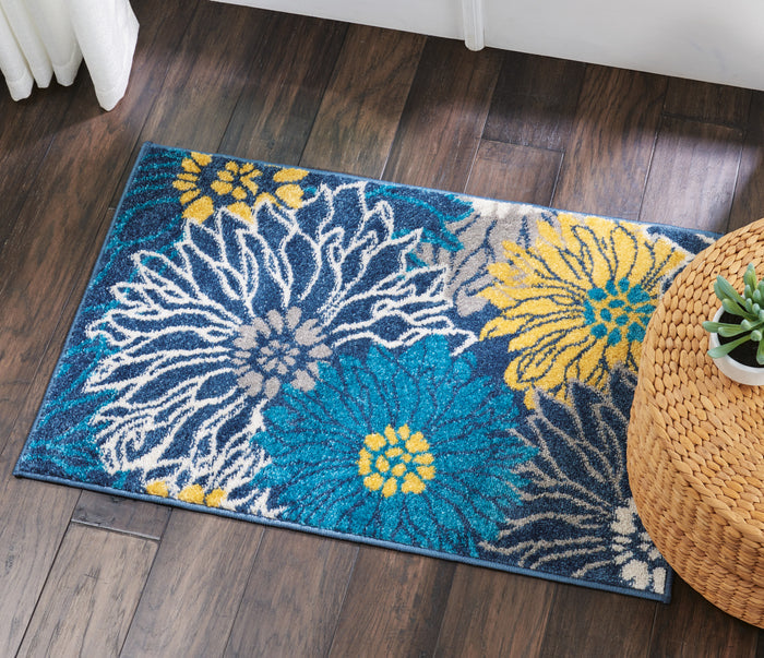 The Rug Corner Nourison Home Nourison Home - Passion Blue Area Rug PSN17