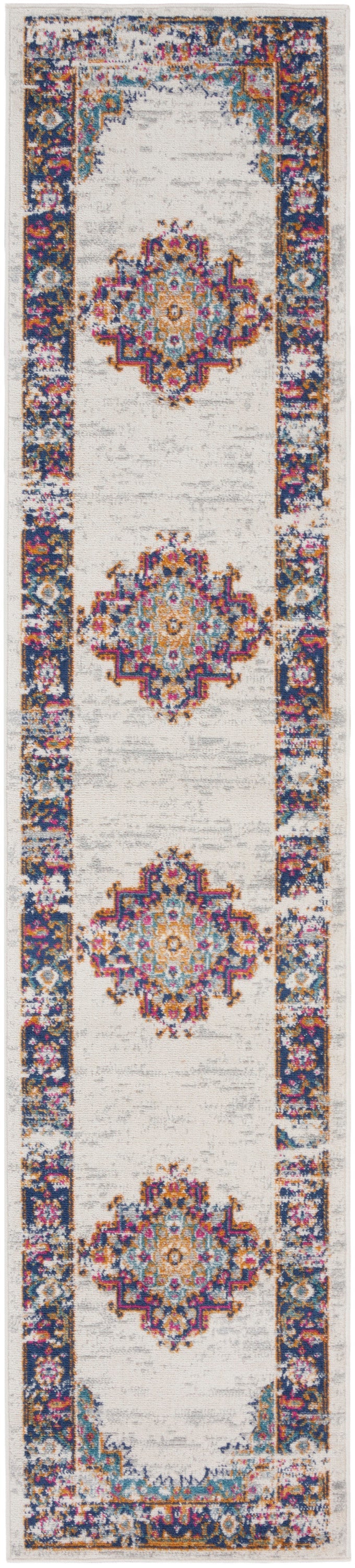 Nourison Home - Passion Ivory/Blue Area Rug PSN03