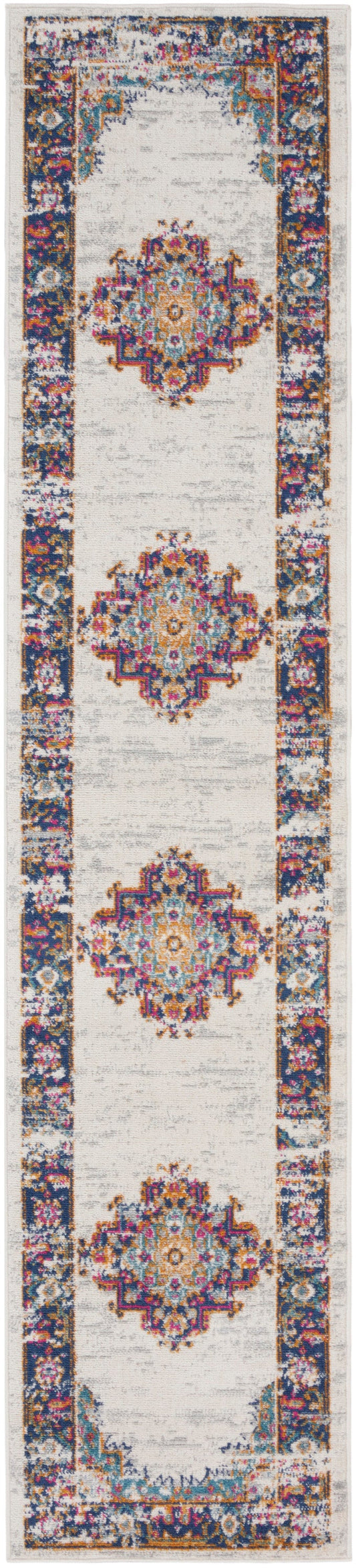 Nourison Home - Passion Ivory/Blue Area Rug PSN03