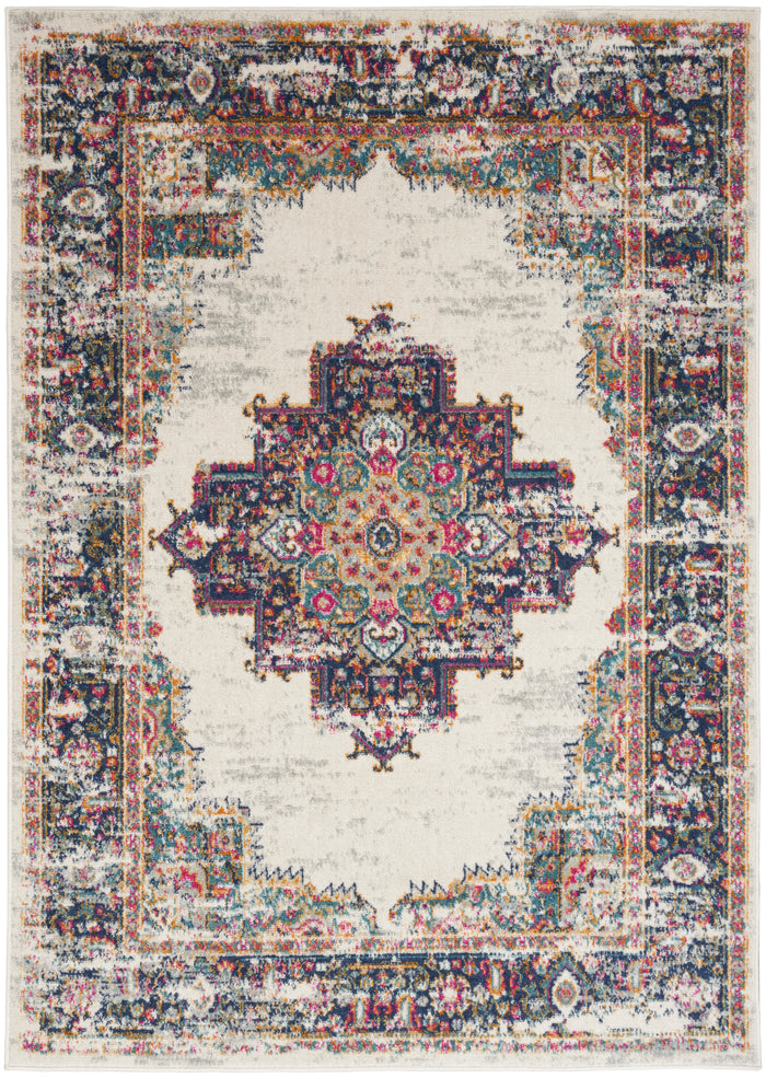 Nourison Home - Passion Ivory/Blue Area Rug PSN03