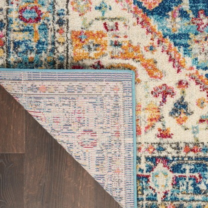 The Rug Corner Nourison Home Nourison Home - Passion Ivory/Light Blue Area Rug PSN23