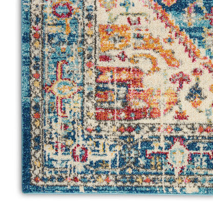 The Rug Corner Nourison Home Nourison Home - Passion Ivory/Light Blue Area Rug PSN23