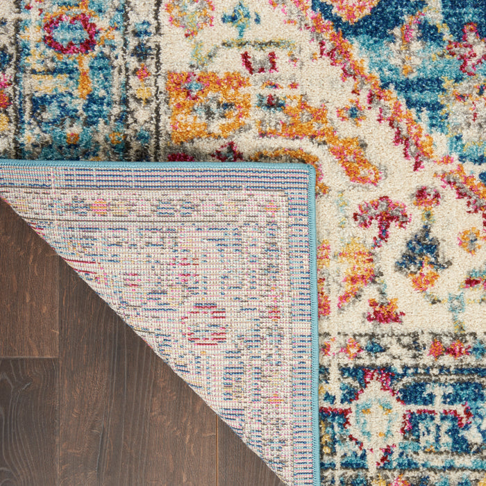 The Rug Corner Nourison Home Nourison Home - Passion Ivory/Light Blue Area Rug PSN23