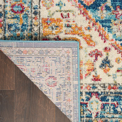 The Rug Corner Nourison Home Nourison Home - Passion Ivory/Light Blue Area Rug PSN23