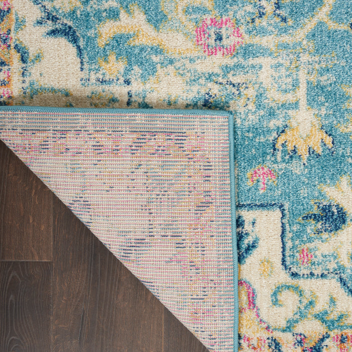 The Rug Corner Nourison Home Nourison Home - Passion Ivory/Light Blue Area Rug PSN25