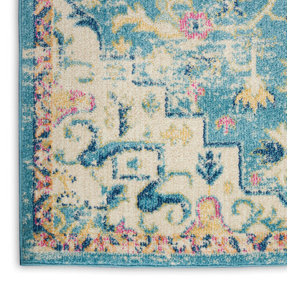 The Rug Corner Nourison Home Nourison Home - Passion Ivory/Light Blue Area Rug PSN25