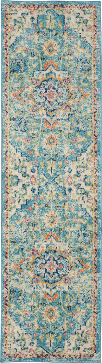 The Rug Corner Nourison Home Nourison Home - Passion Ivory/Light Blue Area Rug PSN25