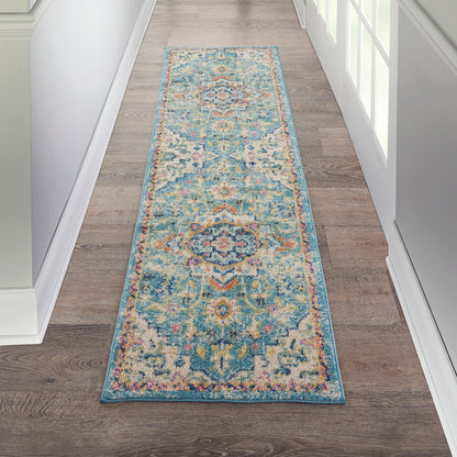 The Rug Corner Nourison Home Nourison Home - Passion Ivory/Light Blue Area Rug PSN25