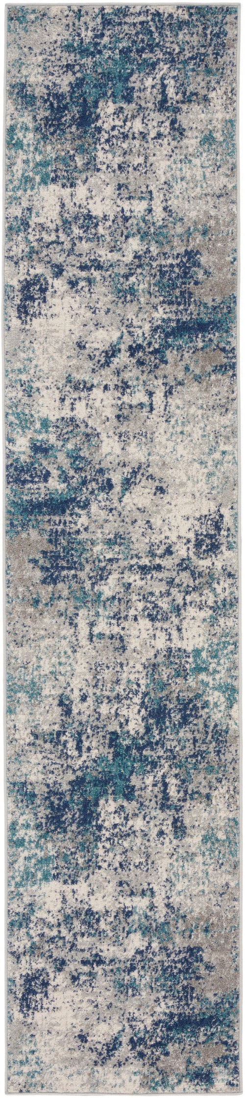The Rug Corner Nourison Home Nourison Home - Passion Ivory/Teal Area Rug PSN36