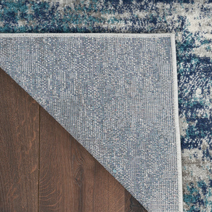 The Rug Corner Nourison Home Nourison Home - Passion Ivory/Teal Area Rug PSN36