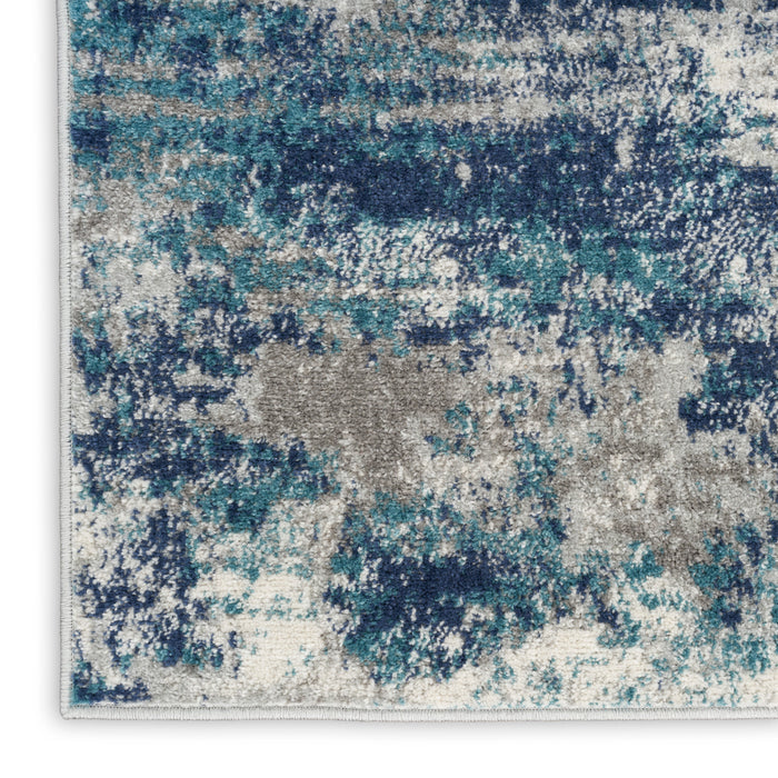 The Rug Corner Nourison Home Nourison Home - Passion Ivory/Teal Area Rug PSN36