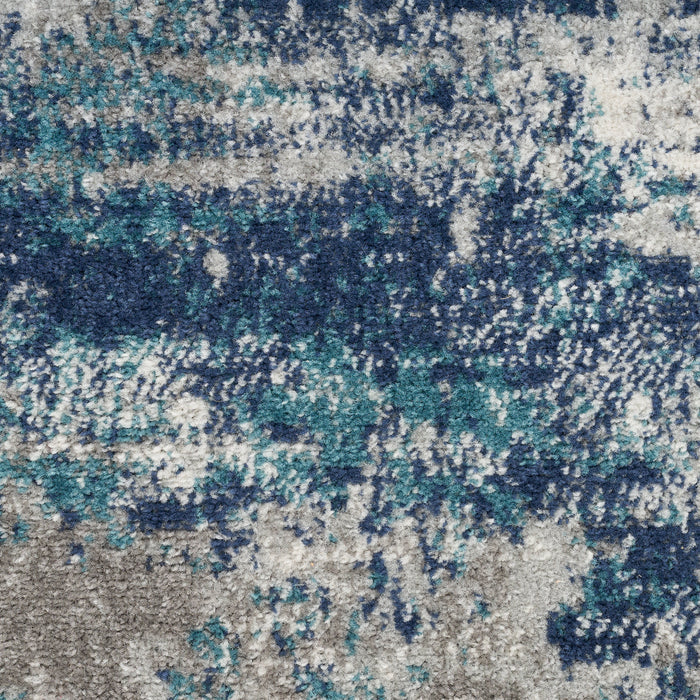The Rug Corner Nourison Home Nourison Home - Passion Ivory/Teal Area Rug PSN36