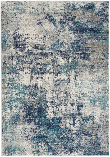 The Rug Corner Nourison Home Nourison Home - Passion Ivory/Teal Area Rug PSN36