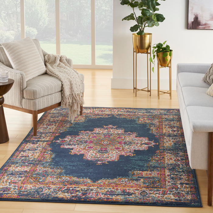 The Rug Corner Nourison Home Nourison Home - Passion Navy Area Rug PSN03