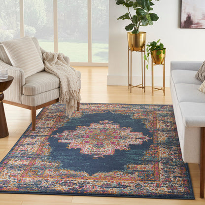 The Rug Corner Nourison Home Nourison Home - Passion Navy Area Rug PSN03