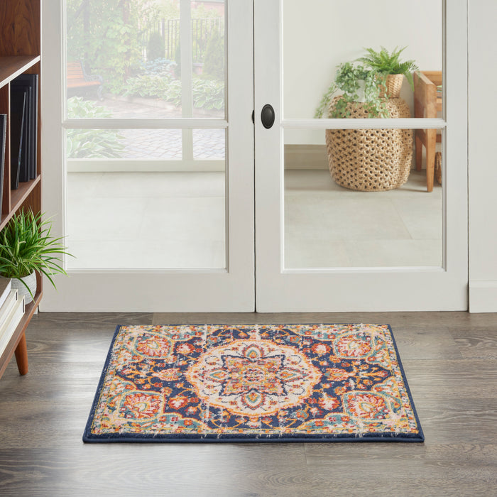 The Rug Corner Nourison Home Nourison Home - Passion Navy/Multi Area Rug PSN22