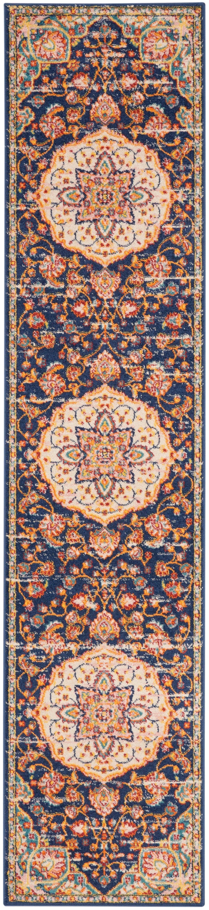 The Rug Corner Nourison Home Nourison Home - Passion Navy/Multi Area Rug PSN22