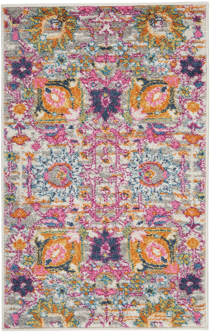 The Rug Corner Nourison Home Passion PSN01 SILVR Area Rugs
