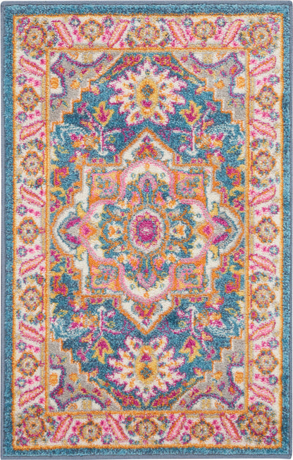 The Rug Corner Nourison Home Nourison Home - Passion Teal/Multi Area Rug PSN20