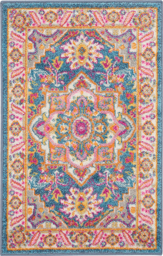 The Rug Corner Nourison Home Nourison Home - Passion Teal/Multi Area Rug PSN20