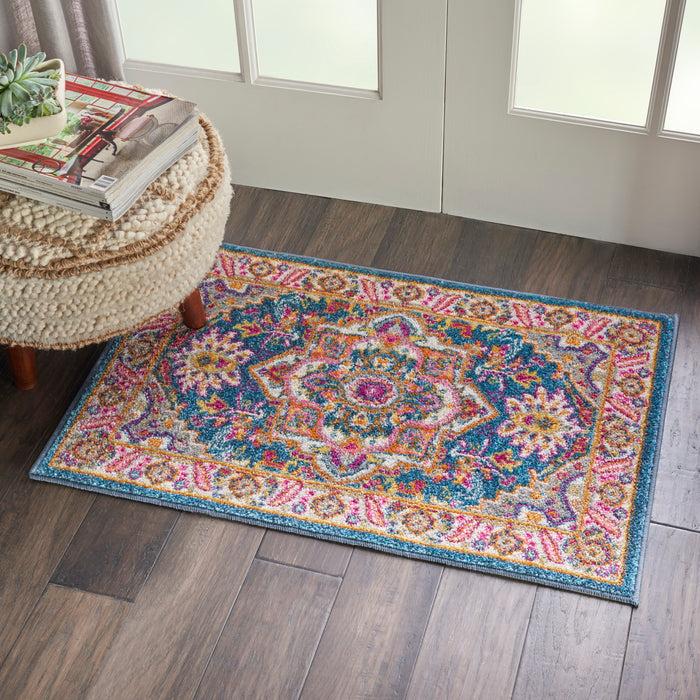 The Rug Corner Nourison Home Nourison Home - Passion Teal/Multi Area Rug PSN20