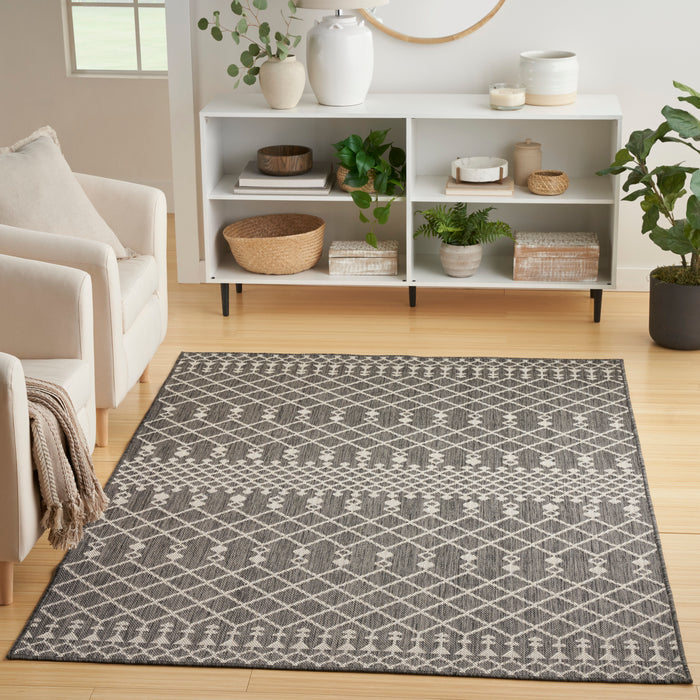 The Rug Corner Nourison Home Nourison Home - Positano Charcoal Area Rug POS02