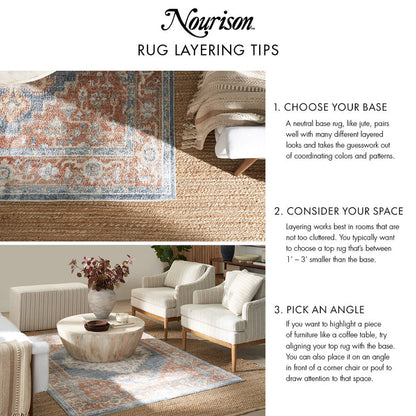 The Rug Corner Nourison Home Nourison Home - Positano Navy/Blue Area Rug POS04