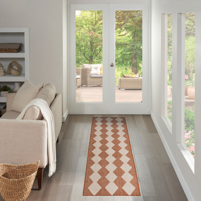 The Rug Corner Nourison Home Nourison Home - Positano Terracotta Area Rug POS04