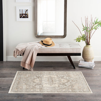 The Rug Corner Nourison Home Quarry QUA18 BEIGE Area Rugs