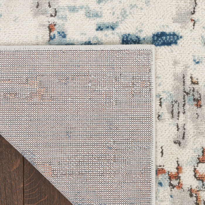 The Rug Corner Nourison Home Nourison Home - Quarry Beige/Blue Area Rug QUA01