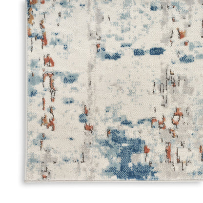 The Rug Corner Nourison Home Nourison Home - Quarry Beige/Blue Area Rug QUA01