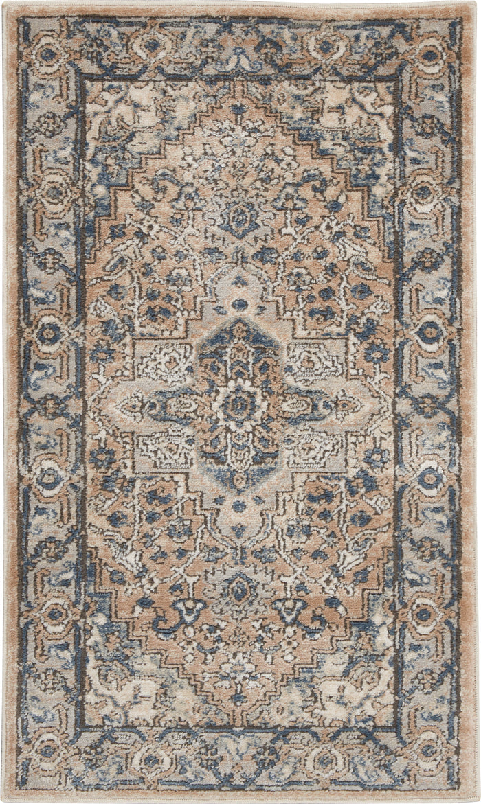 The Rug Corner Nourison Home Quarry QUA05 BGEGY Area Rugs