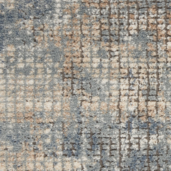 The Rug Corner Nourison Home Nourison Home - Quarry Blue/Beige Area Rug QUA02