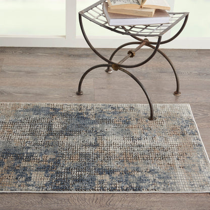 The Rug Corner Nourison Home Nourison Home - Quarry Blue/Beige Area Rug QUA02