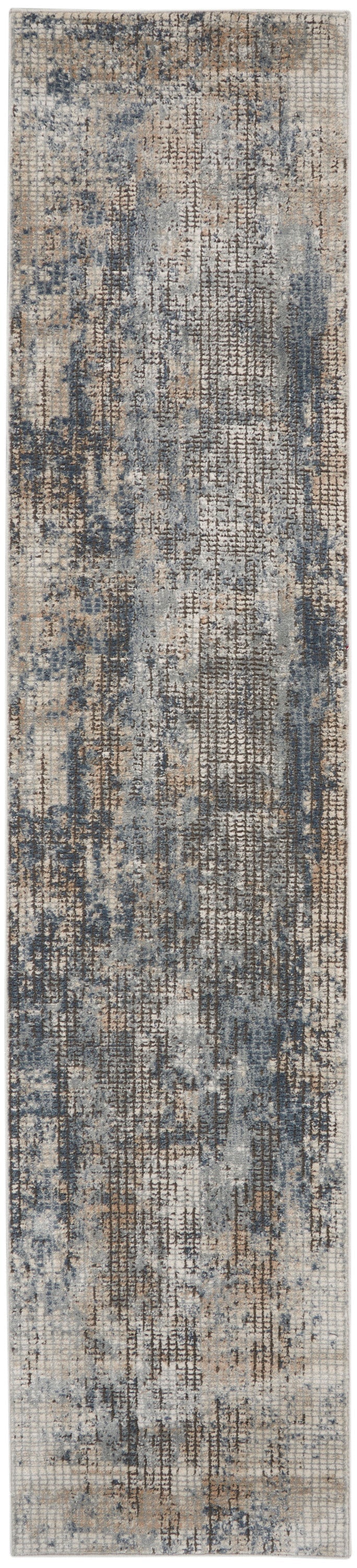 The Rug Corner Nourison Home Nourison Home - Quarry Blue/Beige Area Rug QUA02