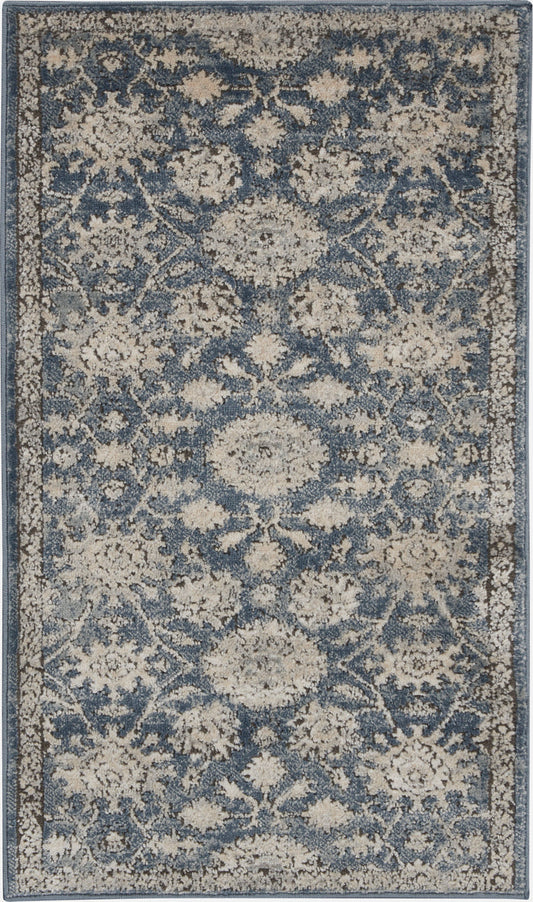 The Rug Corner Nourison Home Quarry QUA06 BLBGE Area Rugs