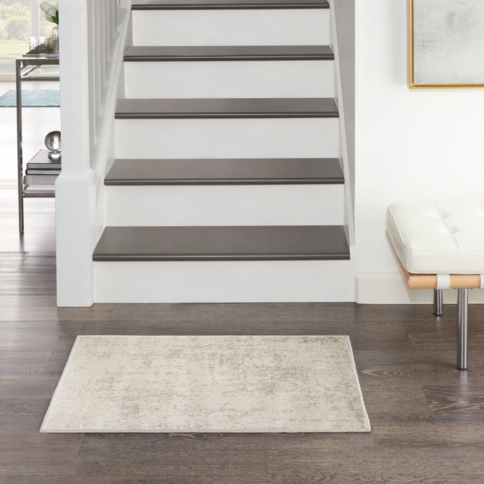 The Rug Corner Nourison Home Quarry QUA01 CRMGY Area Rugs