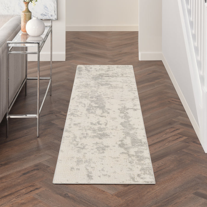 The Rug Corner Nourison Home Quarry QUA01 CRMGY Area Rugs