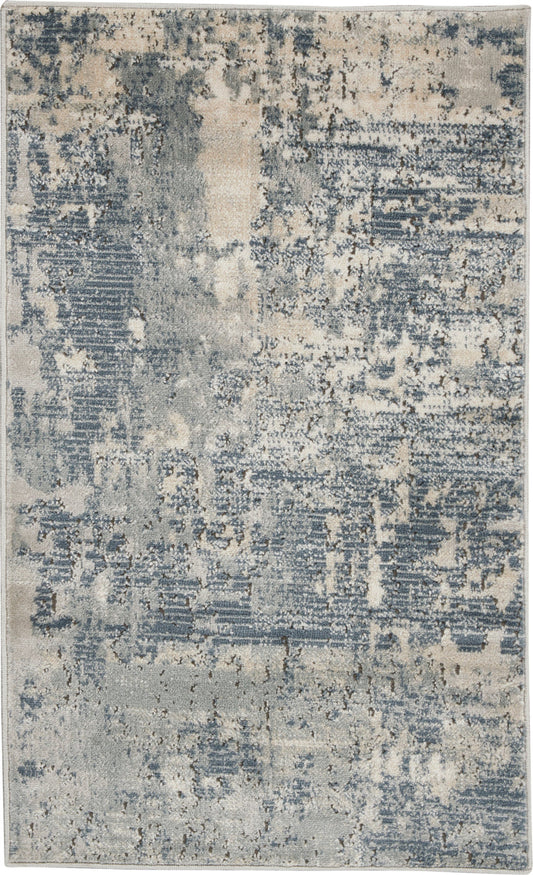The Rug Corner Nourison Home Quarry QUA04 GRYBG Area Rugs