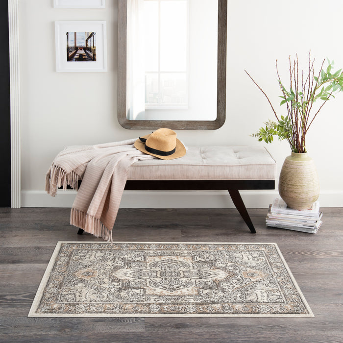The Rug Corner Nourison Home Nourison Home - Quarry Ivory Area Rug QUA18