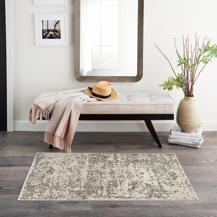 The Rug Corner Nourison Home Quarry QUA17 IVBGE Area Rugs