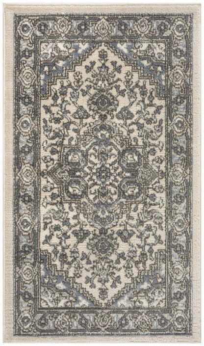 The Rug Corner Nourison Home Nourison Home - Quarry Ivory/Blue Area Rug QUA05
