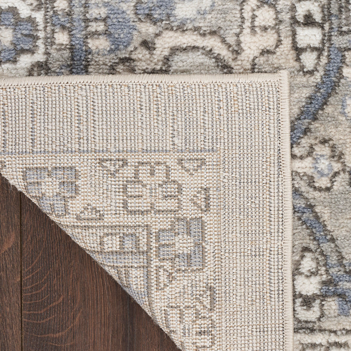 The Rug Corner Nourison Home Nourison Home - Quarry Ivory/Blue Area Rug QUA05