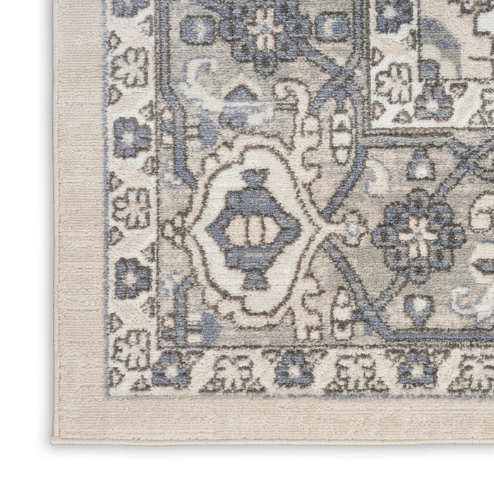 The Rug Corner Nourison Home Nourison Home - Quarry Ivory/Blue Area Rug QUA05