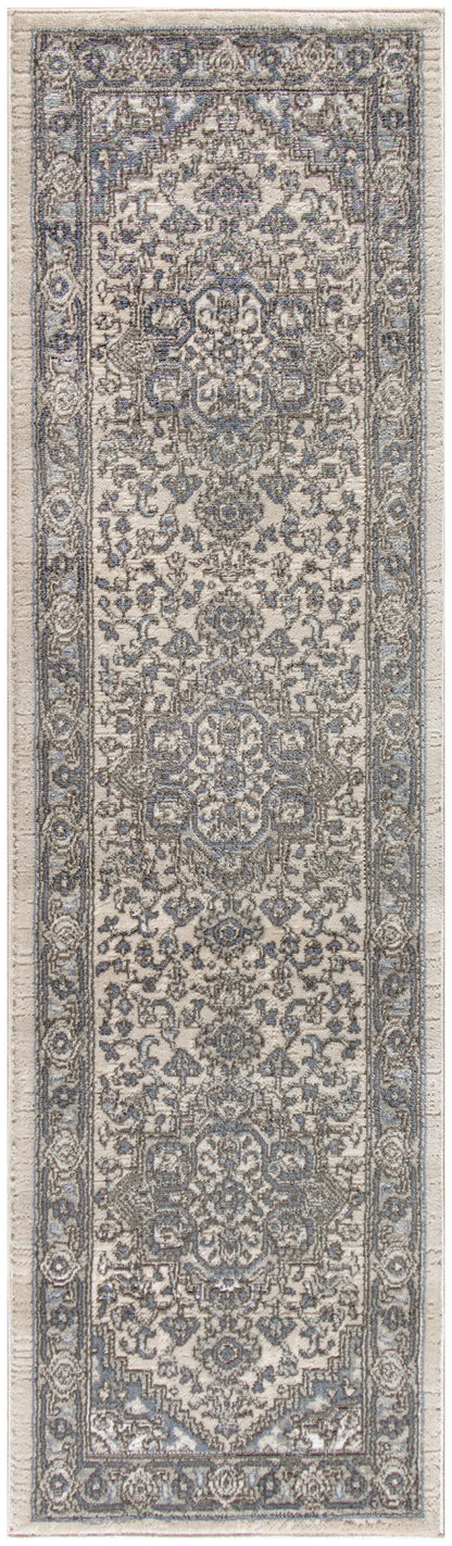 The Rug Corner Nourison Home Nourison Home - Quarry Ivory/Blue Area Rug QUA05