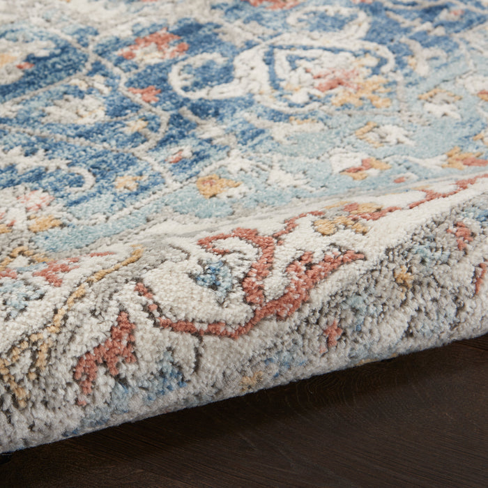 The Rug Corner Nourison Home Nourison Home - Quarry Ivory/Blue Area Rug QUA11