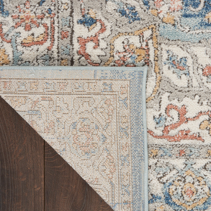 The Rug Corner Nourison Home Nourison Home - Quarry Ivory/Blue Area Rug QUA11