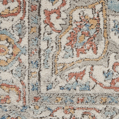 The Rug Corner Nourison Home Nourison Home - Quarry Ivory/Blue Area Rug QUA11